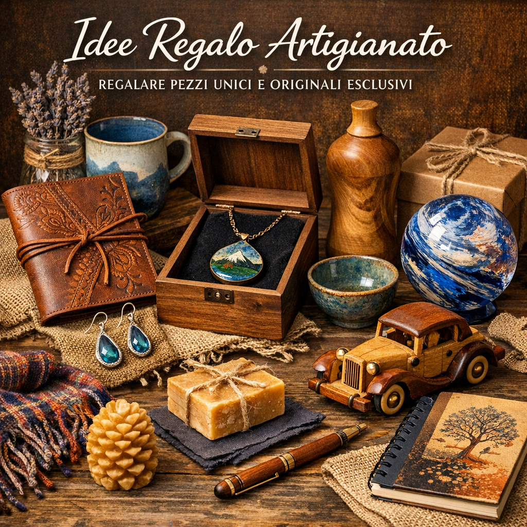 Illustration of Idee regalo artigianato: regalare pezzi unici e originali esclusivi
